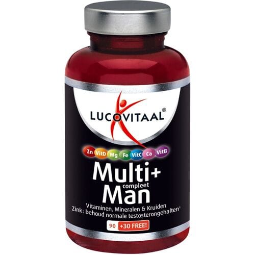 Lucovitaal Multivitamine Man MAXI pot 120 tabletten
