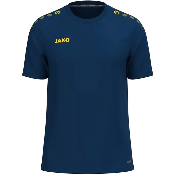 Jako One T-Shirt Heren - Navy / Citroen | Maat: 3XL