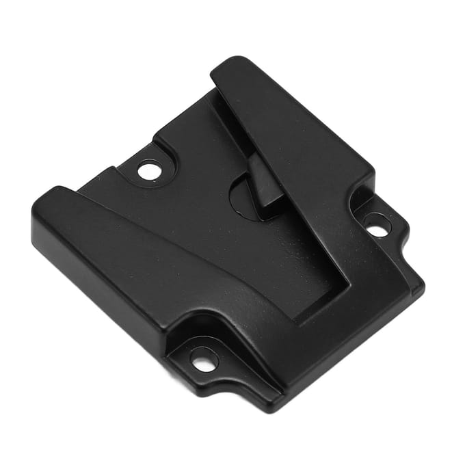 V-Mount Vrouwelijke Basis Batterijplaat 1/4 Inch Schroefgat Metaal Snelontgrendeling Universeel Camera black