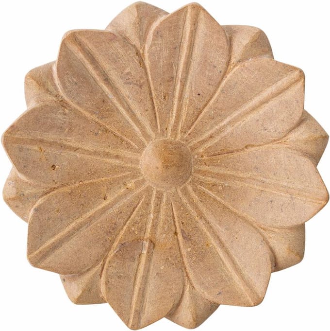 Bloomingville - Marmeren schaal Evi - bloemvorm - 22 cm