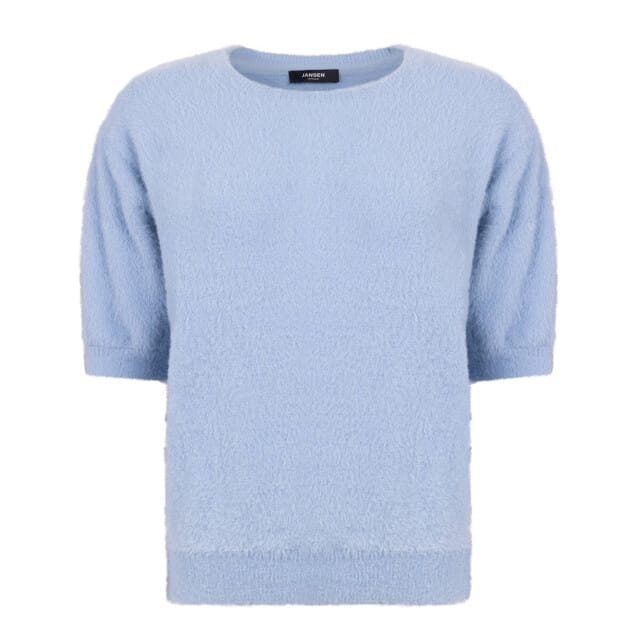 Sweater Jansen Amsterdam Manin P168 Trui Light Blue