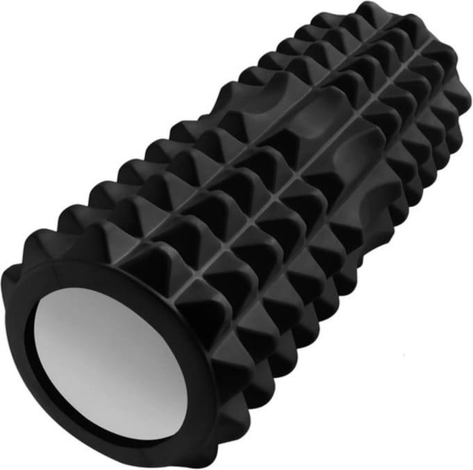 Foamroller | Fitness Roller | Crossfit Roller | Yoga Roller | Massage Roller | Zwart
