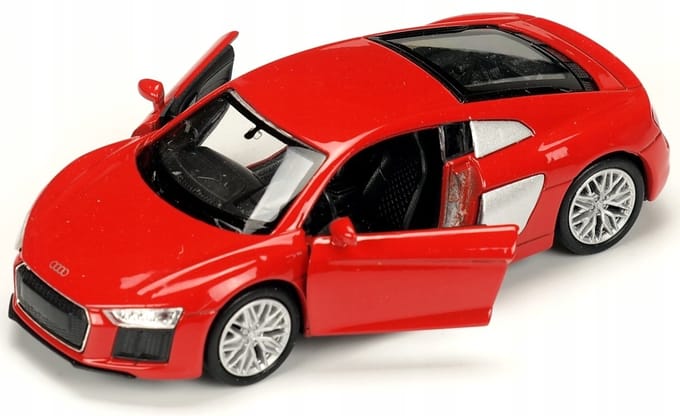 Welly Audi R8 V10 2016 Modelauto Rood 1:34-1:39 - Metaal