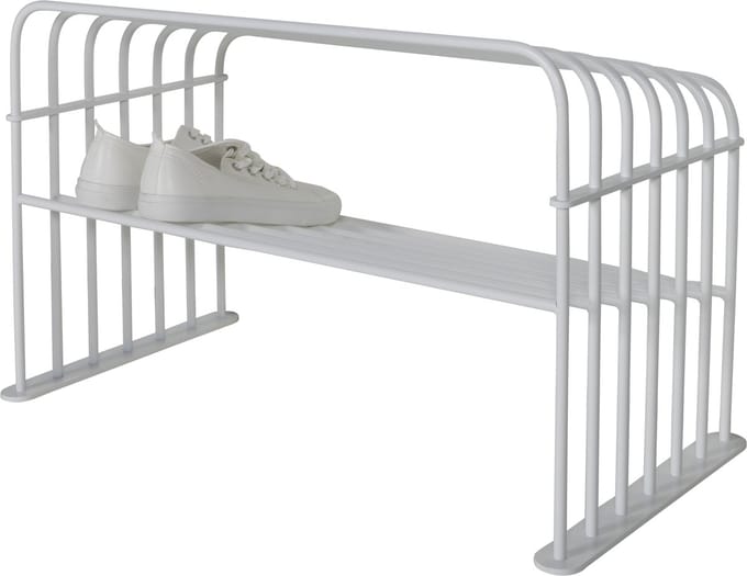 Spinder Design schoenenrek Grid 70 - Wit - 7 paar schoenen - Staal