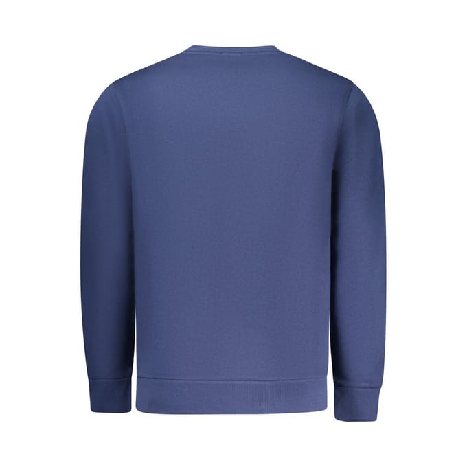 Rifle Blauwe Katoenen Sweater voor Mannen