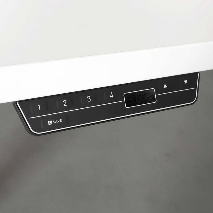 XDSM 2E G | Bureau - 200 x 100 Eiken Tafelhoogte I Elektrisch in hoogte verstelbaar