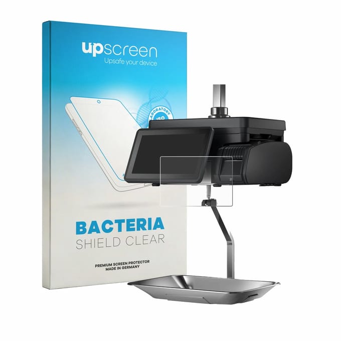 upscreen - Screenprotector voor Bizerba Q1 pro 400 12.1" - Folie Beschermfolie transparant antibacterieel
