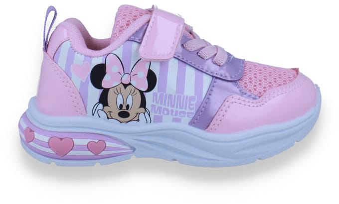 Minnie Mouse Meisjes Sneaker Met Lichtjes | Roze | Maat: 32