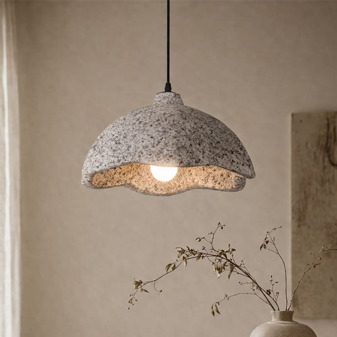 Milton & Oldbrook Japandi Hanglamp Ø 40 cm Uzice Zand Steenlook