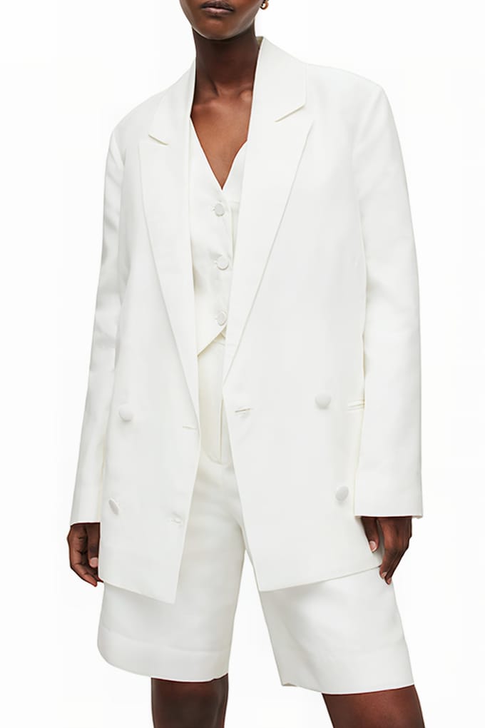 AllSaints Petra Blazer Off White Taglia: 4 | Blazers Outlet | Donna | Bianco