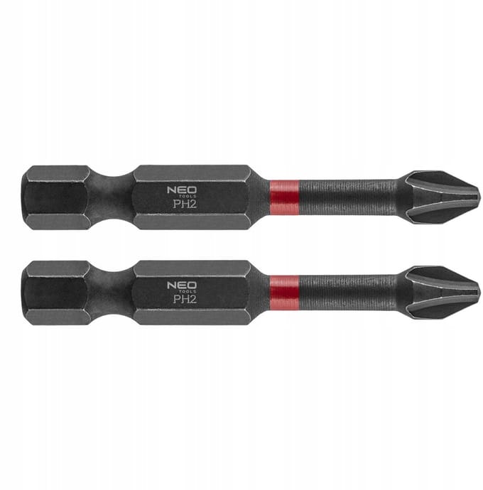 NEO TOOLS Slagbits PH2 x 50 mm - 2 Stuks