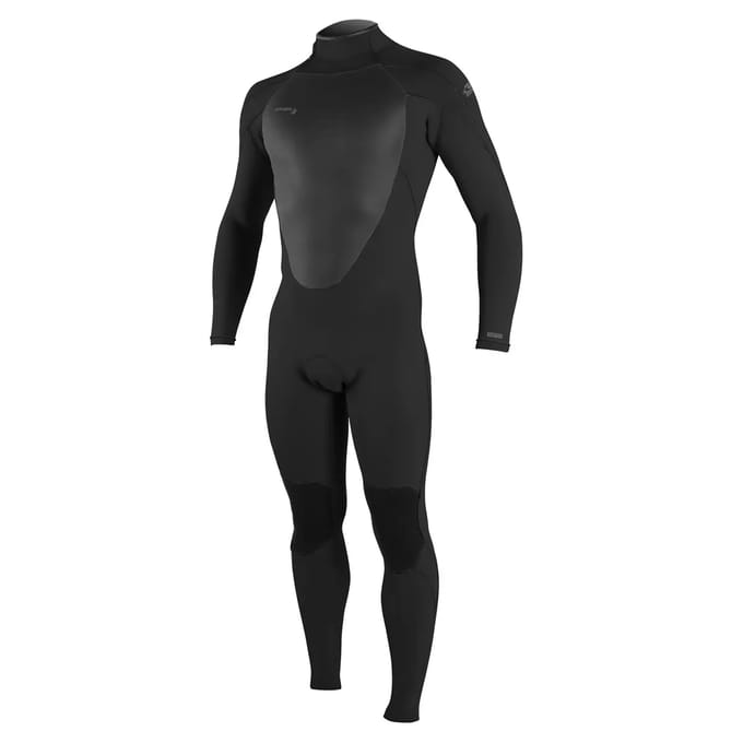 2025 O'Neill Heren Epic 4/3mm Rug Ritssluiting Wetsuit - Black