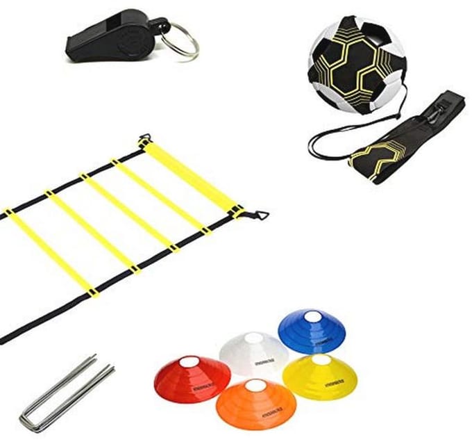 Agility Ladder en Kegelset voor Snelle Voetbaltraining