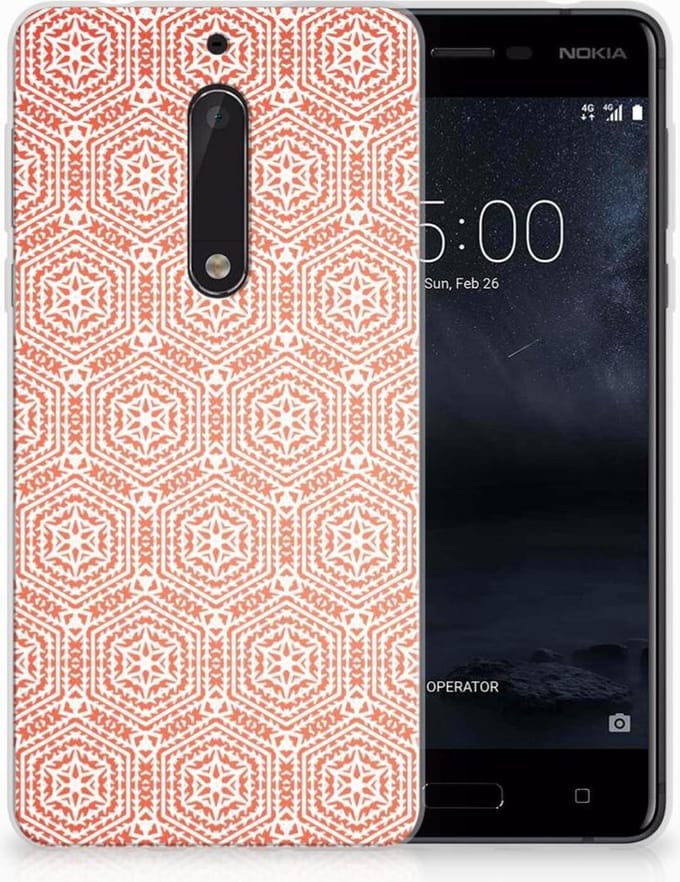 Nokia 5 TPU bumper Pattern Orange