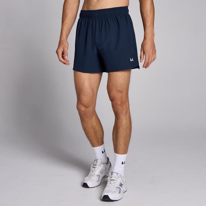 MP geweven trainingsshort met binnenbeenlengte van 13 cm voor heren - Marineblauw - S