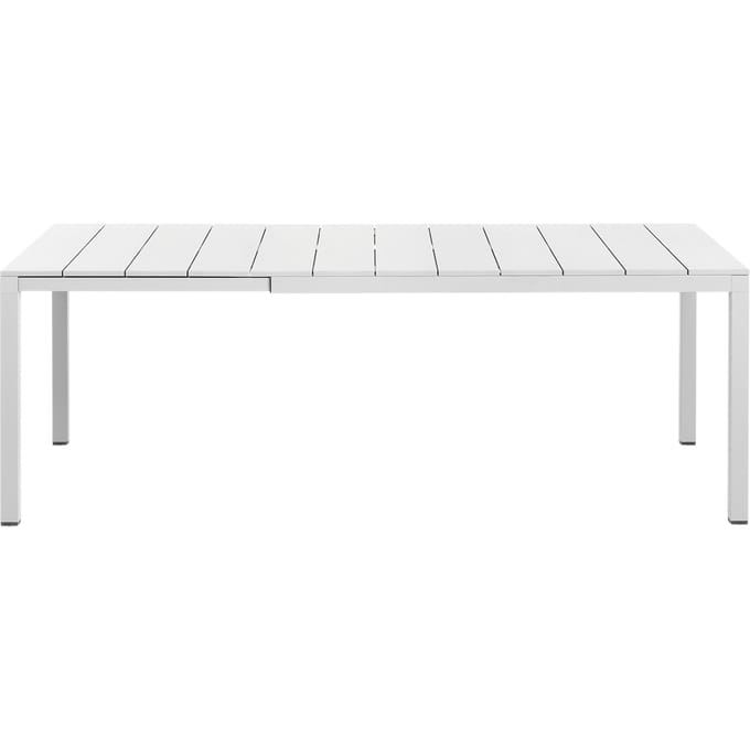 Nardi Rio Alu Uitschuifbare tafel 140 cm - bianco