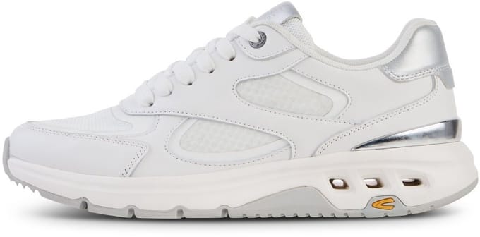 camel active Vetersneaker met zacht leer - Maat womenswear-37 - Wit