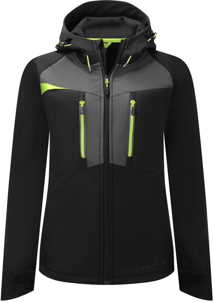Portwest DX4 Dames Softshell (3L) DX486 - Zwart - XL