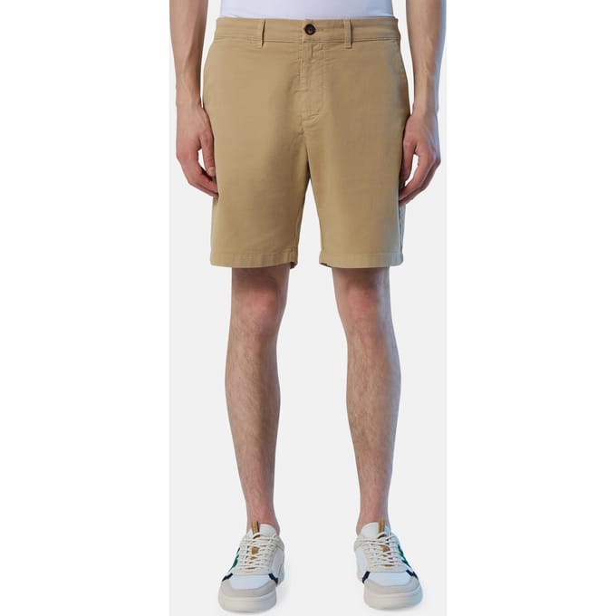 North Sails Chino korte broek Logo patch