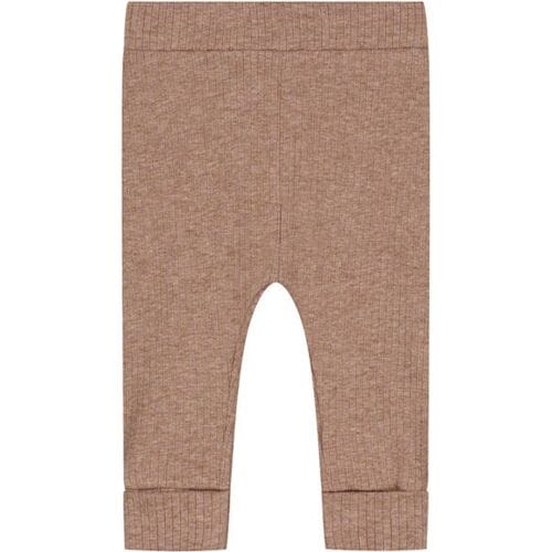 Prénatal newborn broek rib - meisjes en jongens - Light Taupe Brown - Maat 68