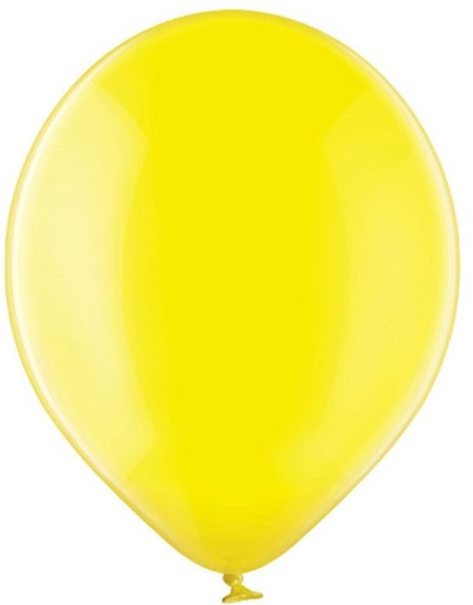 Standaard Ballonnen (30cm) - 036 Transparant Geel - 100 stuks