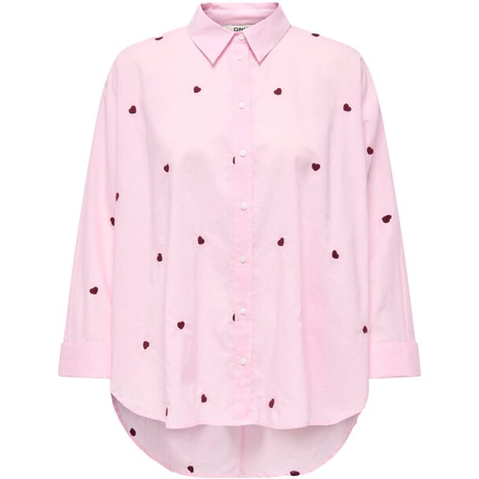 Relaxed fit overhemdblouse van puur katoen model 'NEW LINA GRACE'