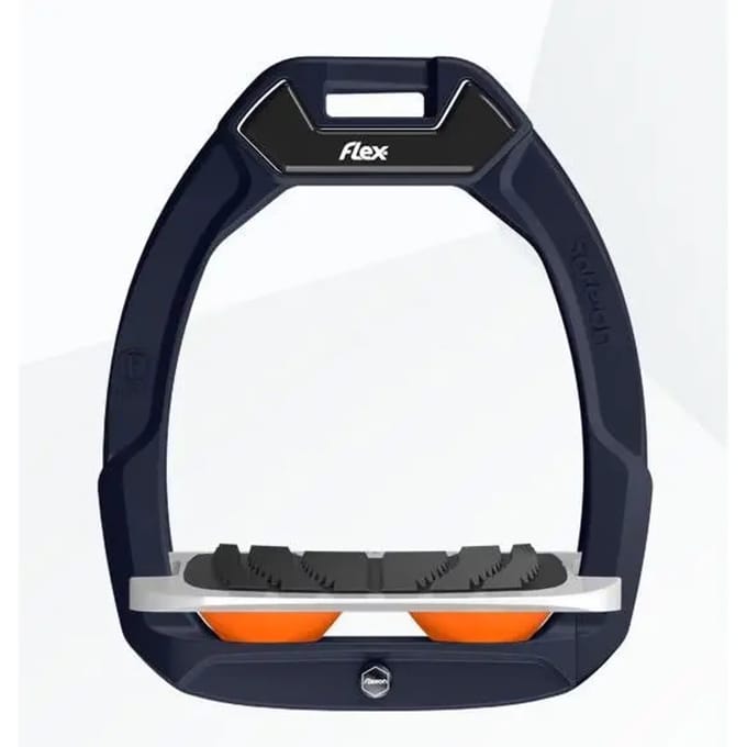 Veiligheidszadelzitjes Rijstijl Grip Groen/Grijs/Oranje Flex-On Safe-On