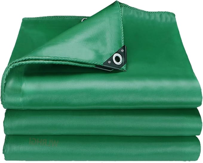 Multifunctioneel Grondzeil - Afdekzeil Waterdicht - Bescherming Buiten - Versterkte Ogen - 0.5 x 39.5 m - Groen