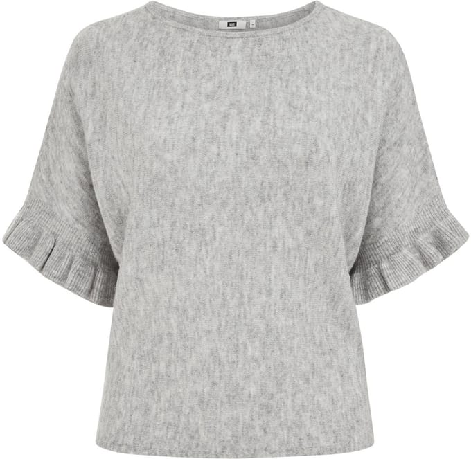 WE Fashion Dames gebreide trui - Curve