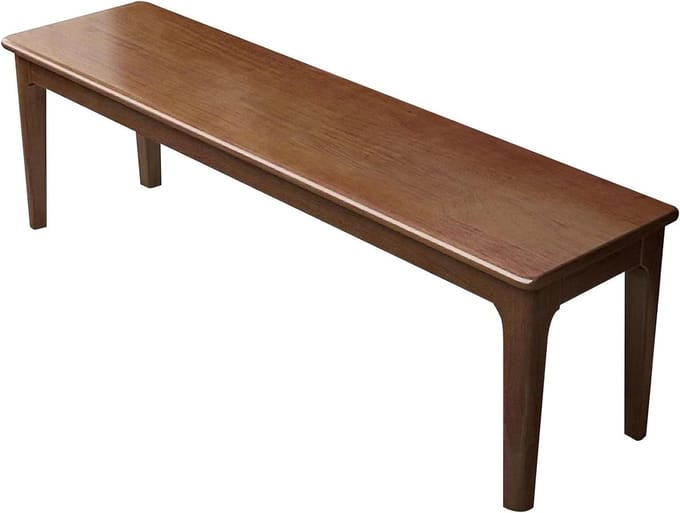 Houten Bank - Entreebank - Extra zitplaatsen - Stevige constructie - 120 cm - Bruin