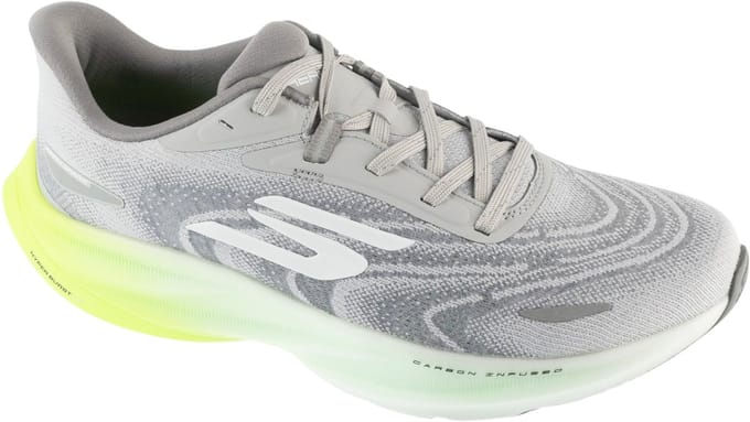 Skechers SKX Aero Spark, Mannen, Grijs, Hardloopschoenen, maat: 43,5