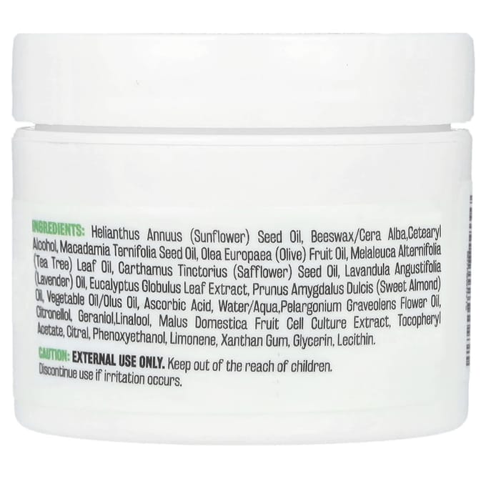 M3 Naturals, Tea Tree Balm, 57G(2Oz) white