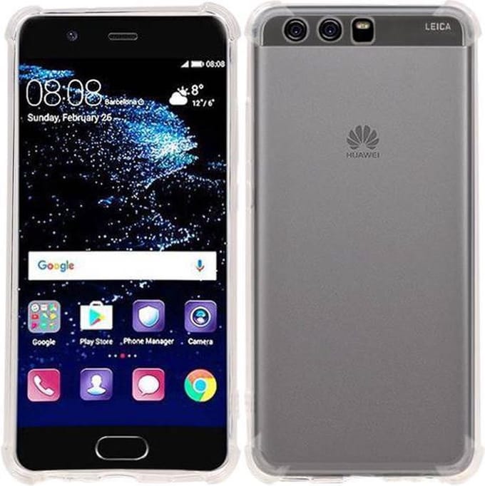 Transparant Bumper TPU case voor Huawei P10