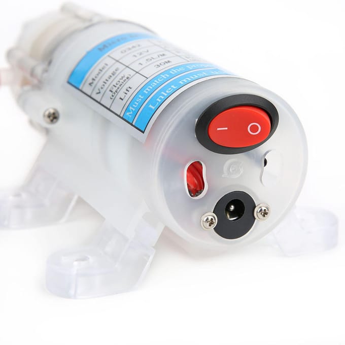 12V 15W Stille Voedselkwaliteit Waterpomp Zelfaanzuigende DC Micro Membraanpomp
