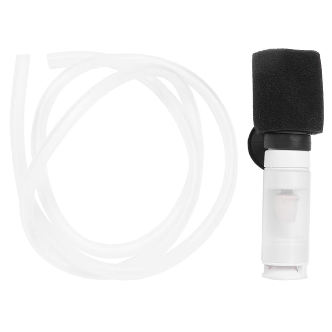 3-in-1 Praktisch Aquariumfilter Mini Aquarium Biochemische Sponsfilters white