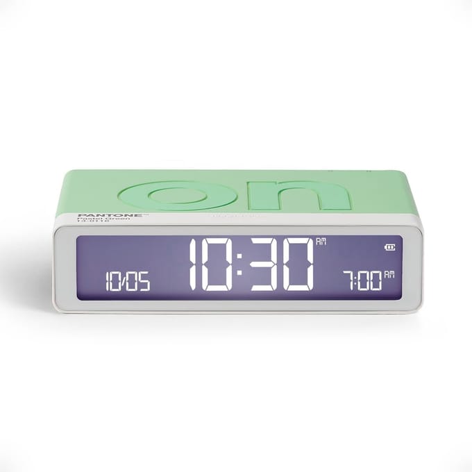 Omkeerbare Digitale Wekker met LCD en Touch-Licht, USB-C Oplaadbaar