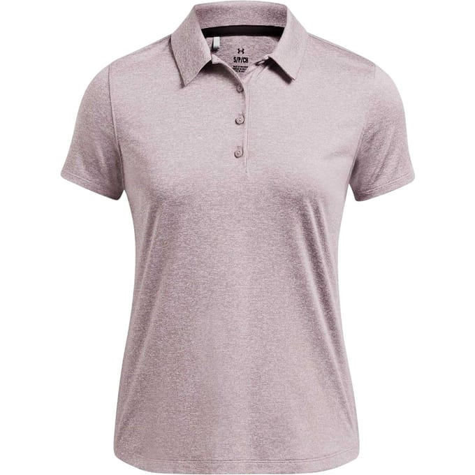 Under Armour Playoff-poloshirt met korte mouwen voor dames (Grijs)
