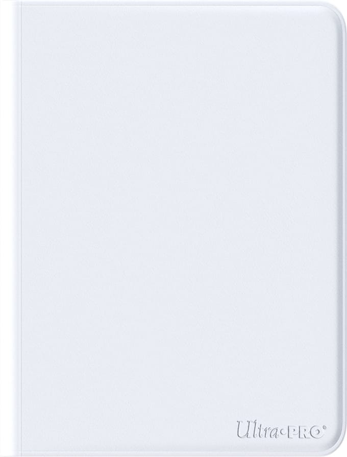 PRO-BINDER Zippered 9-Pocket Vivid White
