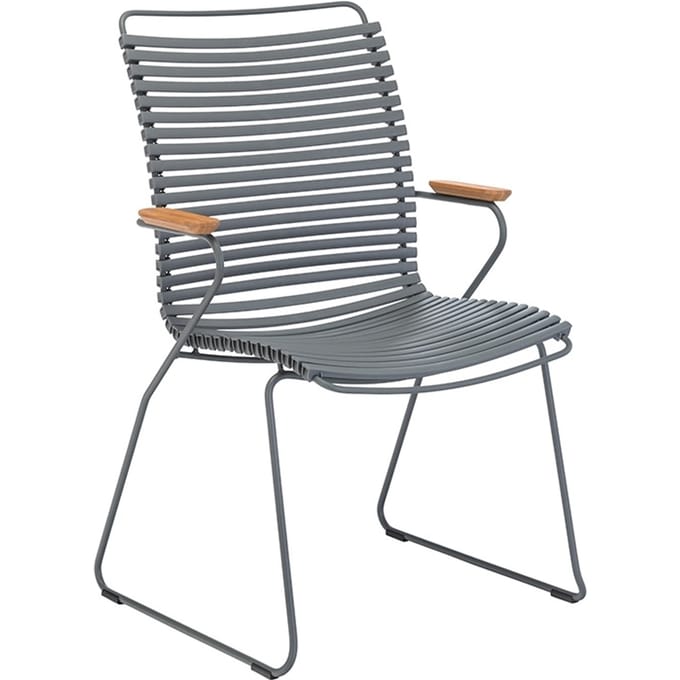 HOUE - Click Dining Armleunstoel met hoge rugleuning - donkergrijs - 4 - 6 Wochen