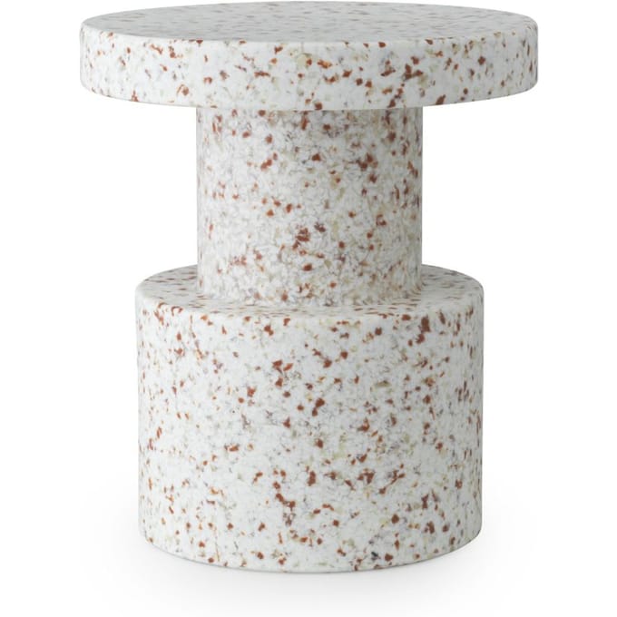 Normann Copenhagen Bit Stool - Bijzettafel Wit - H 42 x Ø 36 cm