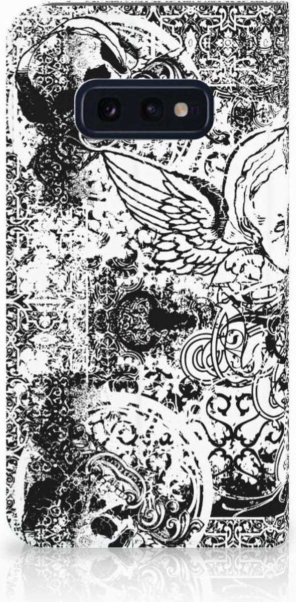 Mobiel BookCase Samsung Galaxy S10e Skulls Angel