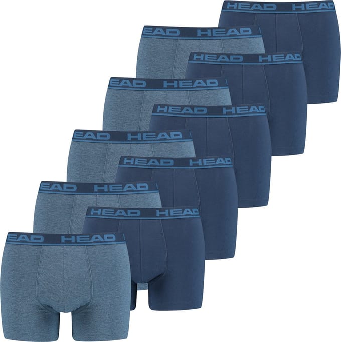BOXERS Pack van 10 Head Heren Basic Boxer Broek Shorts Ondergoed Ondergoed Pack van 10