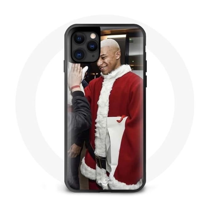 Coque - Maniacase - Iphone 13 Mini - Noir - Souple - Joyeux Noël noir