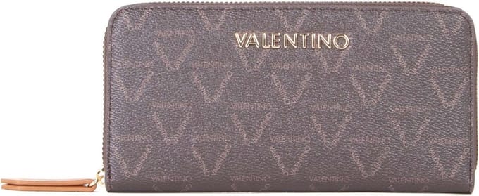 VALENTINO Portemonnee Lady Re Zip Around Wallet Moro / Cuoio Bruine