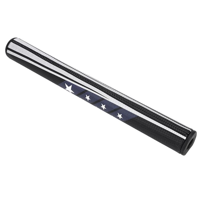 Accessoire de remplacement de poignée de putter de club de golf confortable et antidérapant recouvert de PU(Noir) gray