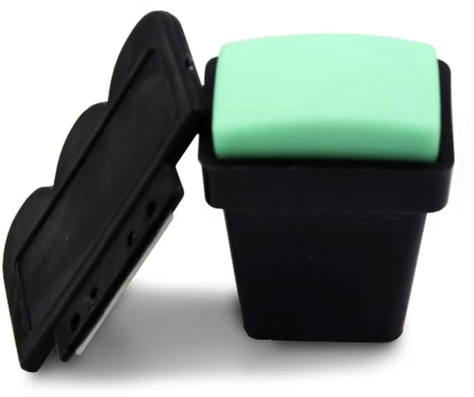 Nagelstempel & Scraper – Zwart/Groen -PURPLEBOX