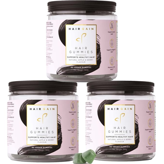 Hair Gain Hair Gummies Trio