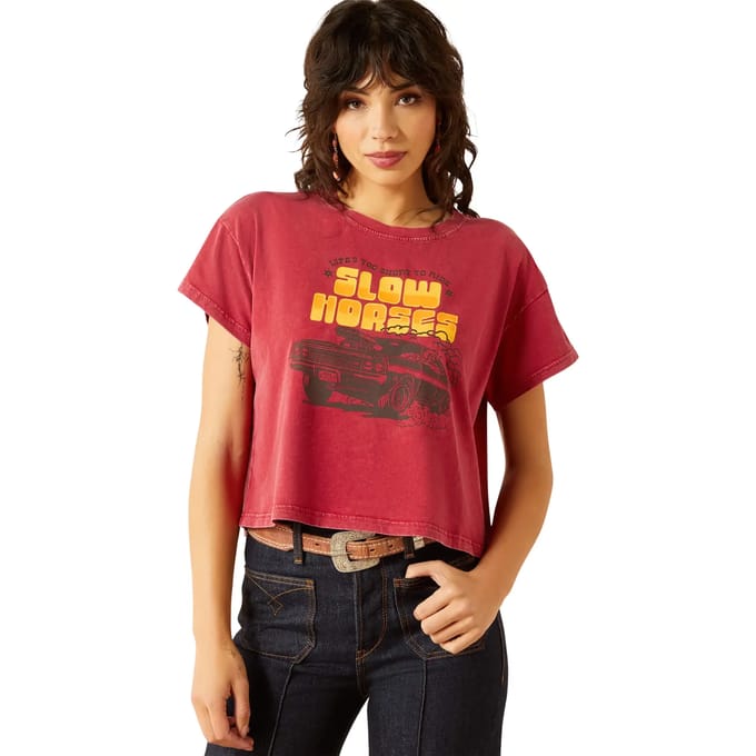 Dames-T-shirt Ariat Sendero Slow Horses