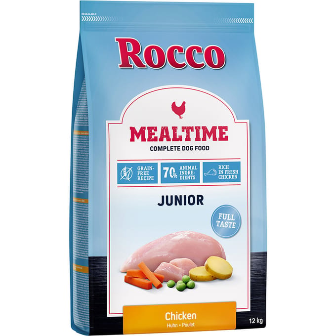 Rocco Mealtime Junior - Kip Hondenvoer - 12 kg