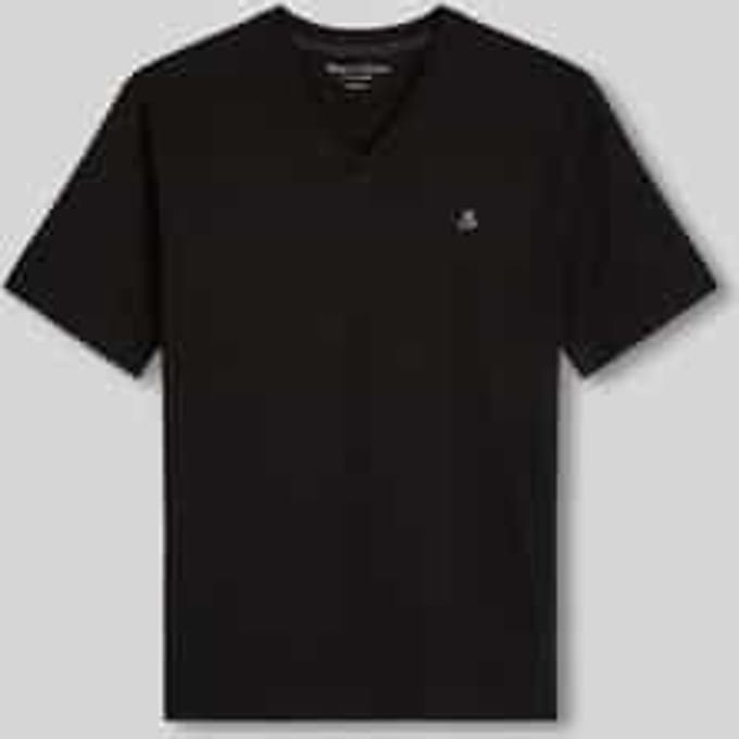 regular fit T-shirt van puur katoen